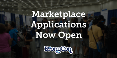 BronyCon Marketplace Apps Open