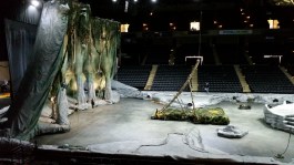 The set during practice